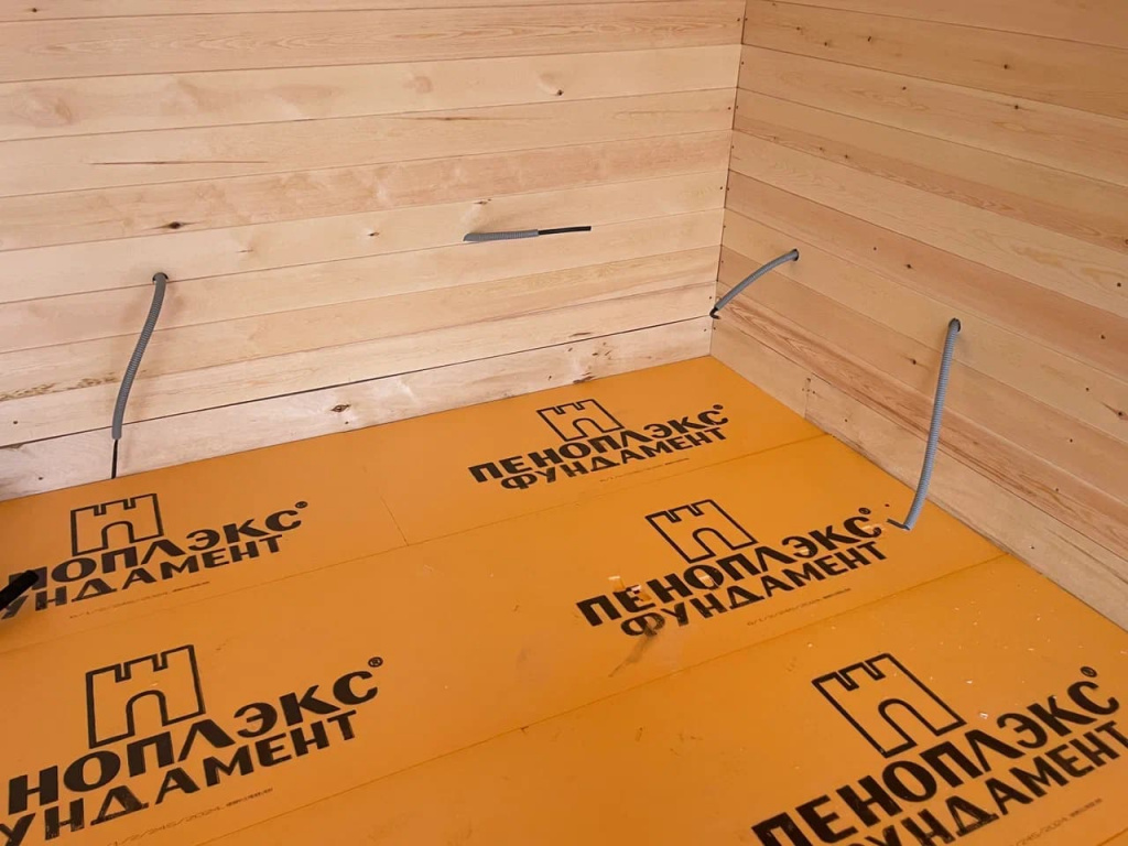 Как утеплить пол в деревянном доме с помощью экструдированного пенополистирола ПЕНОПЛЭКС