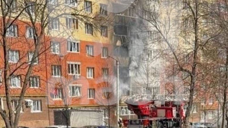 БПЛА атаковал многоэтажный дом в Чебоксарах, произошёл пожар