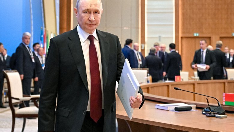 Путин общается с прессой в Астане. Онлайн